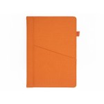 Ежедневник недатированный в твердой обложке, с карманом А5 Smart Geneva Ostende Оранжевый