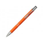 Ручка металлическая шариковая «Moneta» с антискользящим покрытием оранжевый
