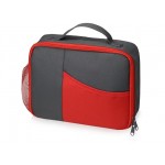 Изотермическая сумка-холодильник «Breeze» для ланч-бокса серый/красный