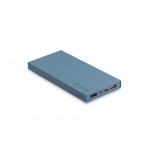 Внешний аккумулятор «NEO ARIA», 10000 mAh голубой/серый