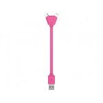 USB-переходник «Y Cable» розовый