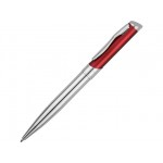 Ручка металлическая шариковая «Глазго» серебристый/красный