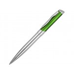 Ручка металлическая шариковая «Глазго» серебристый/зеленый