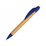 Ручка шариковая «Листок» светло-коричневый/синий