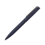 FRANCISCA, ручка шариковая, красный/вороненая сталь, металл, пластик, софт-покрытие Темно-синий