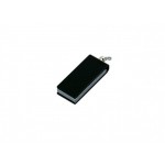 USB 2.0- флешка мини на 16 Гб с мини чипом в цветном корпусе черный