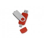 USB3.0/USB Type-C флешка на 16 Гб «Квебек C» красный