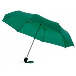 Зонт складной «Ida» зеленый/черный