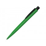 Ручка шариковая металлическая «Lumos M» soft-touch зеленый/черный