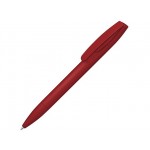 Ручка шариковая пластиковая «Coral Gum », soft-touch красный