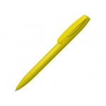 Ручка шариковая пластиковая «Coral Gum », soft-touch желтый