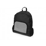 Складной светоотражающий рюкзак «Reflector» черный/серебристый