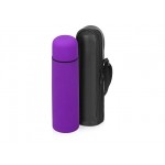 Термос «Ямал Soft Touch» с чехлом фиолетовый матовый