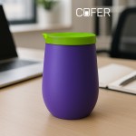 Набор NEO DUO: Кофер софт-тач NEO CO12s с дополнительной крышкой фиолетовый c салатовым