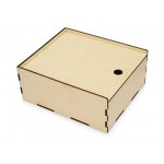 Деревянная подарочная коробка-пенал, L натуральный