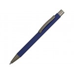 Ручка металлическая soft-touch шариковая «Tender» темно-синий/серый