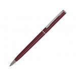 Ручка пластиковая шариковая «Наварра» бордовый матовый/серебристый