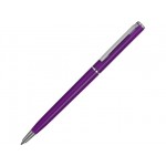 Ручка пластиковая шариковая «Наварра» фиолетовый матовый/серебристый