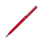 Ручка пластиковая шариковая «Наварра» красный матовый/серебристый