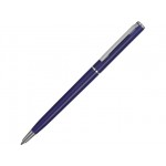 Ручка пластиковая шариковая «Наварра» темно-синий матовый/серебристый