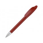Ручка пластиковая шариковая «Айседора» красный матовый/серебристый