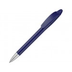 Ручка пластиковая шариковая «Айседора» синий матовый/серебристый