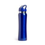 Бутылка для воды SMALY с трубочкой, белый, 800 мл,  нержавеющая сталь Синий