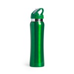 Бутылка для воды SMALY с трубочкой, белый, 800 мл,  нержавеющая сталь Зеленый