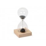 Песочные магнитные часы на деревянной подставке «Infinity» прозрачный