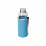 Бутылка для воды «Pure» c чехлом голубой