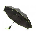 Зонт складной «Motley» с цветными спицами зеленый