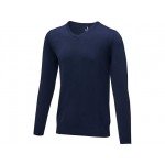 Пуловер «Stanton» с V-образным вырезом, мужской темно-синий