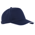 Бейсболка с кантом STAN 5 клиньев хлопок 280,14, Темно-синий (46)  (ONE SIZE)