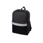Рюкзак «Merit» со светоотражающей полосой темно-серый/черный