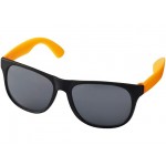 Очки солнцезащитные «Retro» черный/неоновый оранжевый