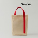 Шоппер Superbag Pack (M) неокрашенный с красным
