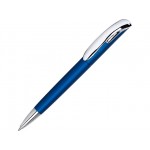 Ручка пластиковая шариковая «Нормандия» синий металлик/серебристый
