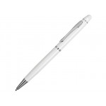 Ручка-стилус шариковая «Фокстер» белый/серебристый
