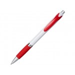 Ручка пластиковая шариковая «Turbo» белый/красный/серебристый