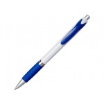 Ручка пластиковая шариковая «Turbo» белый/синий/серебристый