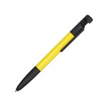 Ручка-стилус пластиковая шариковая «Multy» желтый/черный