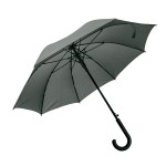 Зонт-трость ANTI WIND, полуавтомат, пластиковая ручка, темно-серый, D=103 см