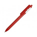 Ручка пластиковая шариковая «Пинсон» красный/белый