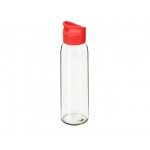 Стеклянная бутылка  «Fial», 500 мл прозрачный/красный