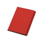 Обложка на магнитах для автодокументов и паспорта «Favor» красный/серый