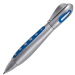 GALAXY, ручка шариковая, зеленый/хром, пластик/металл Синий