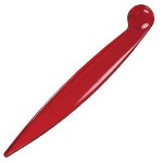 SLIM, нож для корреспонденции, прозрачно-красный, пластик