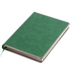 Ежедневник недатированный Montrose, А5, бирюзовый, кремовый блок, графитовый срез Зеленый