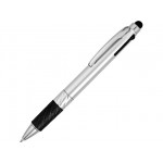 Ручка-стилус шариковая «Burnie» серебристый/черный