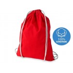 Рюкзак хлопковый «Oregon» красный/белый